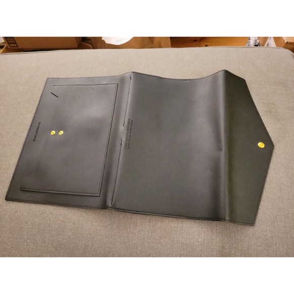 Megan Portfolio Clutch Vegan Microsuede Laptop Tablet Sleeve Glass Ladder & Co - Picture 4 of 5